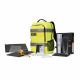 9. DICOTA P20471-17 Rucksack Schwarz, Grau, Gelb Recyceltes Polyethylenterephthalat (rPET)