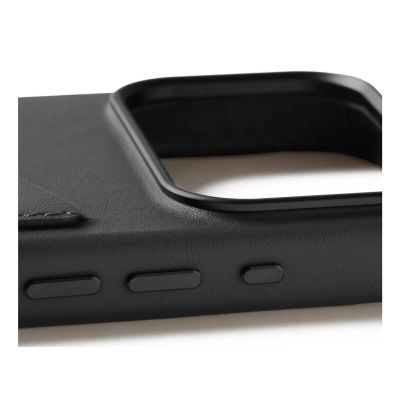 7. Mujjo Wallet Lederhülle - Lederhülle für iPhone 17 Pro, kompatibel mit MagSafe (schwarz)