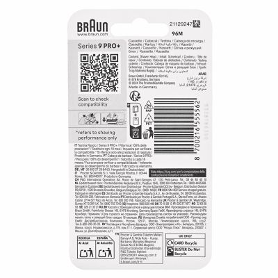 4. BRAUN Series 9 PRO+ Ersatzkopf Braun