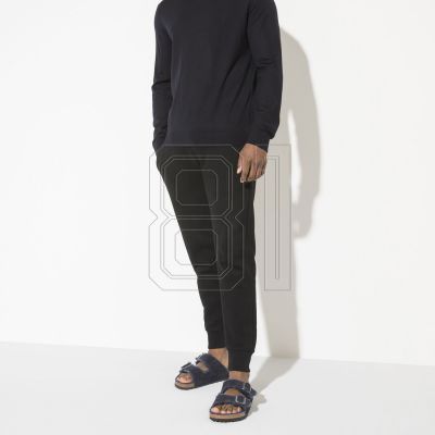 6. Birkenstock Arizona VL Shearling Midnight Suede Leather Insulated Flip-Flops Wide Regular (1020592)