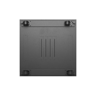 11. Lanberg 19" 37U 800X800 schwarzer Stand-Rackschrank mit perforierten Türen (Flat Pack)