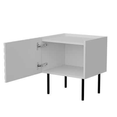 2. Nachttisch 2-teilig LUCCA 47x40x52 weiß