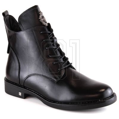 Schnür- und Reißverschlussstiefeletten Potocki W WOL171B schwarz