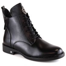 Schnür- und Reißverschlussstiefeletten Potocki W WOL171B schwarz
