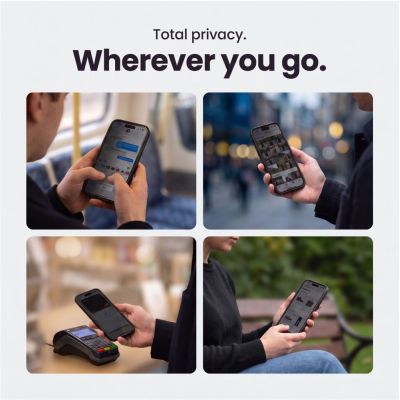 4. Tech-Protect Glass SPY+ 2er-Pack Sichtschutzglas aus gehärtetem Glas für iPhone 18 Pro Max