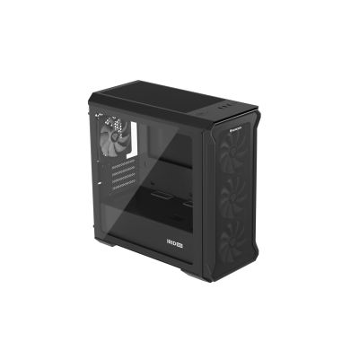 4. NATEC Genesis Irid 503 ARGB NPC-1559 Gehäuse (Micro-ATX, Mini-ITX; Schwarz)