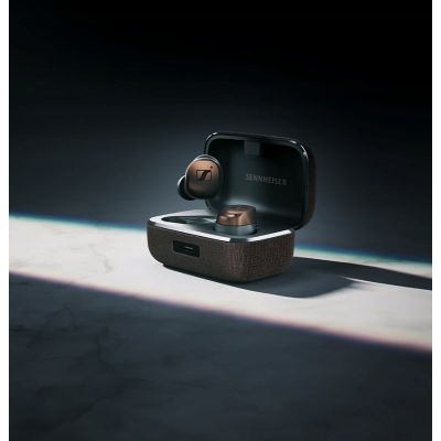 7. SENNHEISER MOMENTUM TRUE WIRELESS 4 Kopfhörer - SCHWARZ-KUPFER