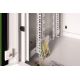 7. Digitus Unique 19" 7U Wand-Netzwerkschrank, 600 x 450 mm, Glastür, grau, ungeteilt, montiert, 100 kg