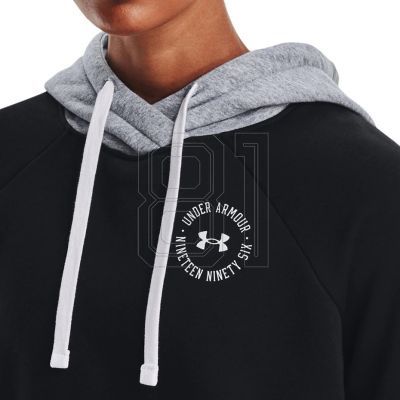 6. Under Armour Rival Fleece CB Hoodie W 1373031 001