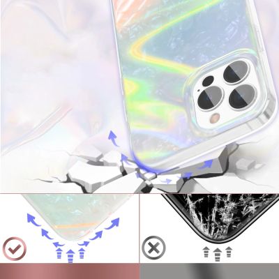 2. Kingxbar Shell Series Luxury Elegant Case für iPhone 13 Pro Pearl Blue