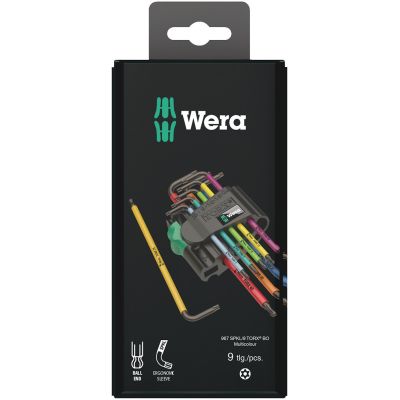 6. WERA Torx-Schlüsselsatz, 9-teilig