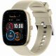 5. GRAVITY GT18-7 Damen-Smartwatch, beiges Silikonarmband + schwarzes Armband