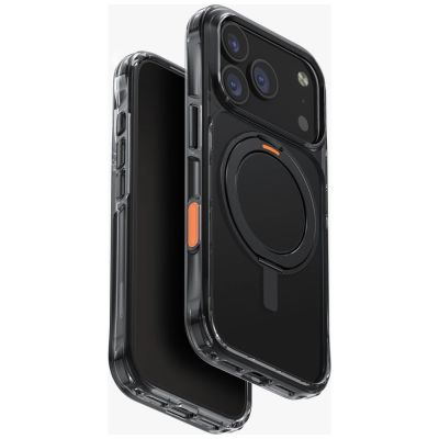 Uniq Swivix Drehbarer Ständer 360 Hülle für iPhone 17 Pro - Schwarz