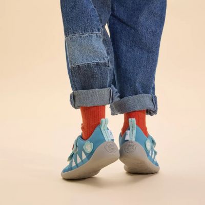 3. Affenzahn Halbschuh Baumwolle Lucky Shark Jr Schuhe 00391-30211