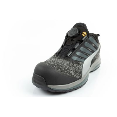 3. Puma Charge Black Disc Low S1P ESD HRO SRC Arbeitsschuhe Schwarz BOA