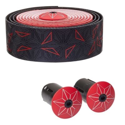 2. SUPACAZ SUPER STICKY FADEW Wrap Schwarz und Rot