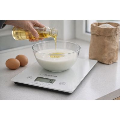 7. Esperanza Lemon EKS002W Küchenwaage (weiß)