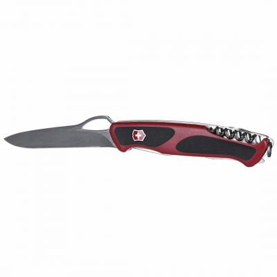 9. Victorinox RangerGrip 79 Taschenmesser, 12 Funktionen, 130 mm, rot-schwarz