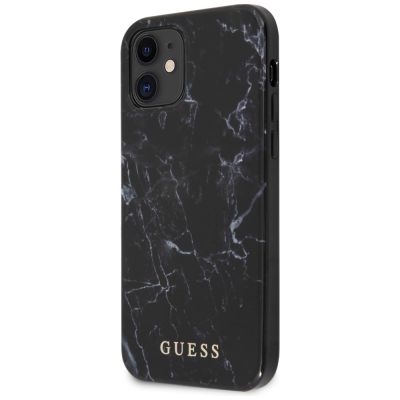 2. Guess Marble Case für iPhone 12 mini - Schwarz