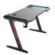 5. Raptor GT100 Gaming-Schreibtisch 120x60cm RGB Schwarz