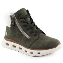 Rieker M6014-54 wasserdichte, ultraleichte grüne Damen-Wanderschuhe