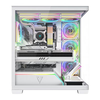 17. MODECOM VOLCANO STELLAR PLUS ARGB MIDI 8F WEISSES GEHÄUSE