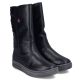 4. Rieker L2580-00 kurze gefütterte schwarze Damenstiefel