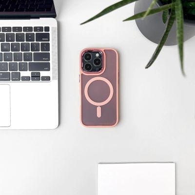 4. MagSafe-kompatibles Fashion Case für iPhone 17 Air – Pink