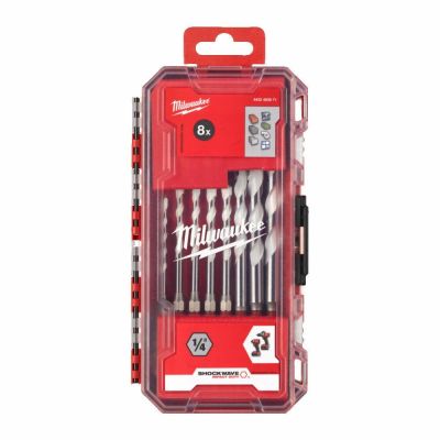 Milwaukee Universal-Bohrmaschinen-Set, 8-teilig