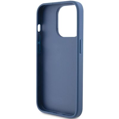 7. Guess 4G Stripe Collection Hülle für iPhone 15 Pro – blau