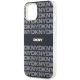 6. DKNY IML Mono & Stripe MagSafe Hülle für iPhone 15/14/13 – Schwarz