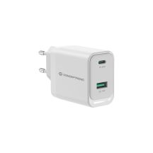 Conceptronic ALTHEA20W45 Universelles Ladegerät für Mobilgeräte, Weiß, AC-Schnellladung, Intern