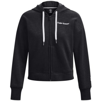 Under Armour Essential Fleece Script FZ Hoodie W 1374106-001
