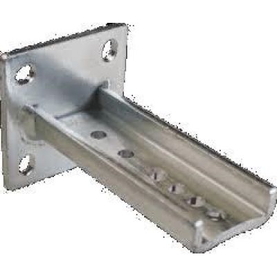 2. BFT SFR LB - lange verstellbare Halterung (geschraubt) für einen Pfosten für 1 Aktuator (N735003)