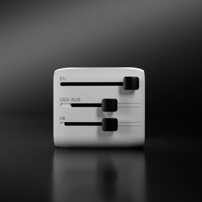 5. SBS TEADAPTUNI Universal-Reiseadapter – weiß