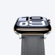 5. AmazingThing Class Band Lederarmband für Apple Watch 45 / 46 / 49 mm - Grau