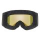 3. Uvex Skibrille provoqe FM für den Wintersport, Schwarz, Herren, Blau, sphärische Scheibe