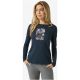 3. Damen-Thermoshirt mit langen Ärmeln SUPER.NATURAL W Crazy Mouse LS marineblau