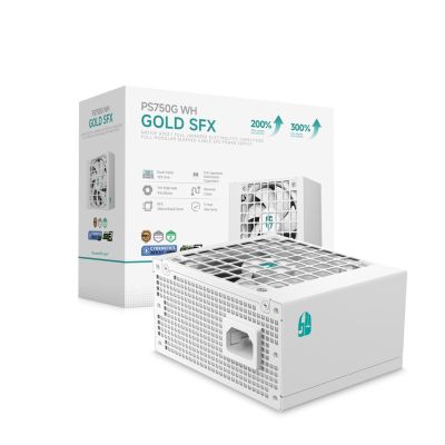 7. DeepCool PS750G-FE weißes Netzteil