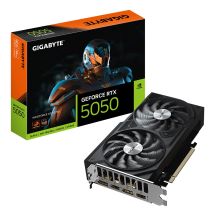 Gigabyte GeForce RTX 5050 WINDFORCE OC V2 8G Grafikkarte, NVIDIA-Technologie, 8 GB, GeForce RTX 5050, GDDR6-Speicher, Anzahl HDMI-Anschlüsse: 2, PCI-E 5.0-Anschluss