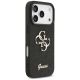 4. Guess Fixed Glitter Big 4G Hülle für iPhone 17 Pro / 18 Pro - Schwarz