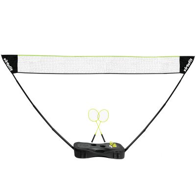 30. VIRTUFIT 2-IN-1 TRAGBARES BADMINTON- UND TENNISSET - INKLUSIVE TASCHE UND SCHLÄGER