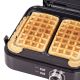 3. ELDOM WA900 WAFFELEISEN 1200-2000W, SANFTE TEMPERATURREGELUNG, DECKELVERRIEGELUNG, HEISSHALTENDER GRIFF
