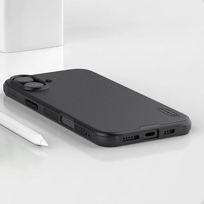 18. Nillkin Super Frosted Shield Pro Magnetische Hülle für iPhone 16 – Schwarz