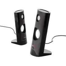 AUDIOCORE AC860 Computerlautsprecher-Set (2.0; schwarz)