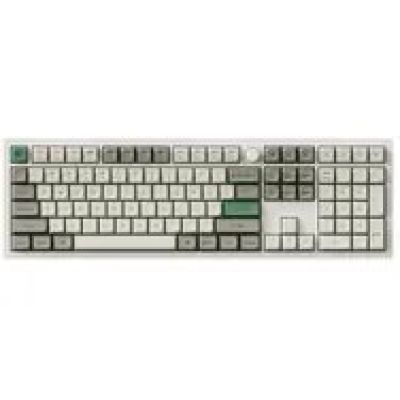 Keychron Q6 HE Gaming-Tastatur USB + RF Wireless + Bluetooth QWERTZ Dunkelgrün, Weiß