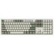 Keychron Q6 HE Gaming-Tastatur USB + RF Wireless + Bluetooth QWERTZ Dunkelgrün, Weiß