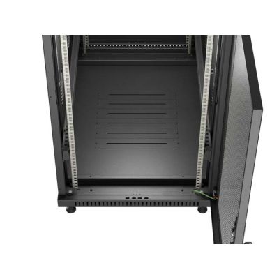 11. Lanberg FF01-6022-23B 22U Rack, freistehend, schwarz