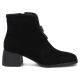 3. Schwarze Damen-Lederstiefeletten mit Blockabsatz Filippo DBT8200