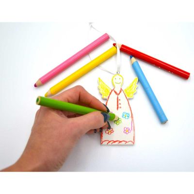 3. Set mit zwei DIY-Engelanhängern, 5 x 0,5 x 10,5 cm